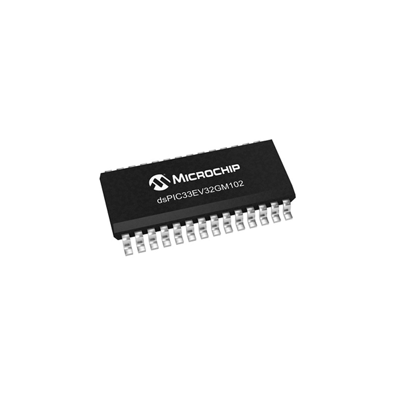 2 pcs - dsPIC33EV32GM102-I/SO Microchip, 16bit Digital Signal Processor 25MHz 32 kB Flash 28-Pin SOIC