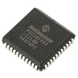 25 pcs - Microchip PIC18F452-I/L, 8bit PIC Microcontroller, PIC18F, 40MHz, 32 kB Flash, 44-Pin PLCC