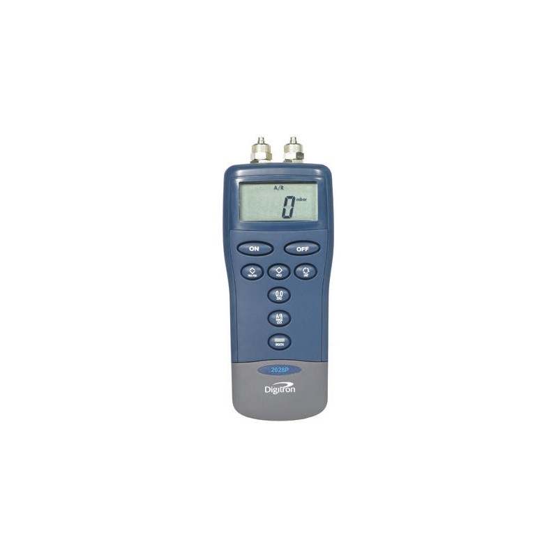 1 pcs - Digitron 2000P Differential Digital Pressure Meter With 2 Pressure Port/s, Max Pressure Measurement 1bar RSCAL