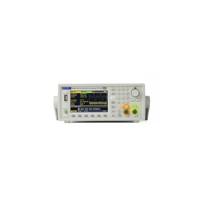1 pcs - Aim-TTi TGF4242 Function Generator, 1μHz Min, 240MHz Max, FM Modulation, Variable Sweep - RS Calibration