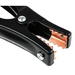 1 pcs - Mueller Electric Crocodile Clip, Copper Contact, 200A, Black
