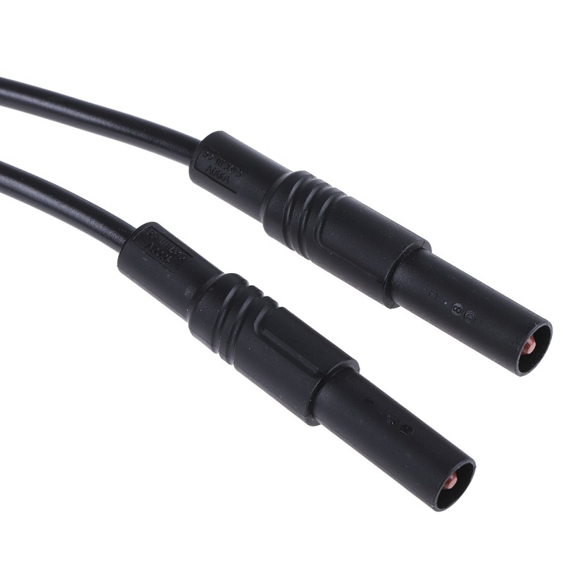 1 pcs - Hirschmann Test & Measurement, 32A, 1000V ac/dc, Black, 2m Lead Length