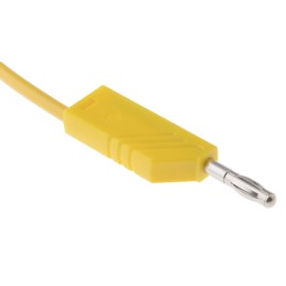 1 pcs - Hirschmann Test & Measurement, 16A, 60V dc, Yellow, 1.5m Lead Length