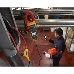 1 pcs - Fluke 376 FC Clamp Meter Bluetooth, 999.9A dc, Max Current 2.5 (Probe) kA ac CAT III 1000 V, CAT IV 600 V