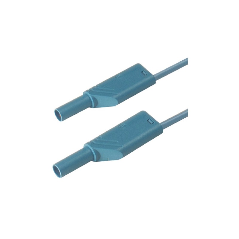 1 pcs - Hirschmann Test & Measurement, 32A, 1000V ac/dc, Blue, 1m Lead Length