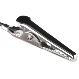 1 pcs - Kitronik Crocodile Clip Lead, Black, Red, 300mm Lead Length