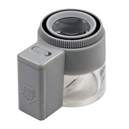 1 pcs - RS PRO Illuminated Magnifier, 8X x Magnification, 23mm Diameter