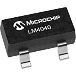 50 pcs - Microchip Precision Shunt Precision Voltage Reference 2.5V ±0.5% 3-Pin SOT-23, LM4040CYM3-2.5-TR