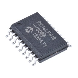2 pcs - Microchip PIC16LF818-I/SO, 8bit PIC Microcontroller, PIC16F, 20MHz, 1.792 kB, 128 B Flash, 18-Pin SOIC