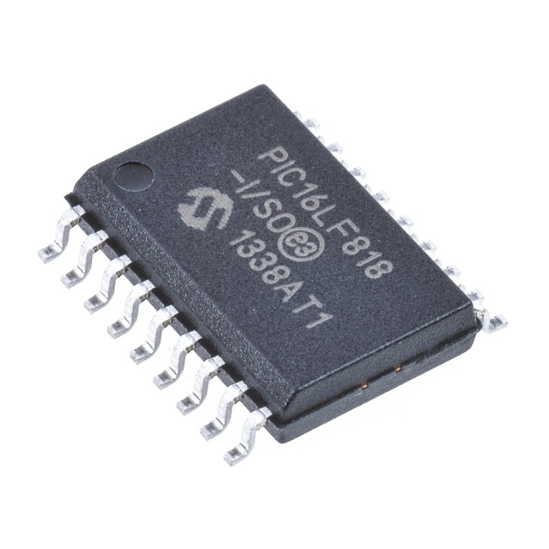 2 pcs - Microchip PIC16LF818-I/SO, 8bit PIC Microcontroller, PIC16F, 20MHz, 1.792 kB, 128 B Flash, 18-Pin SOIC