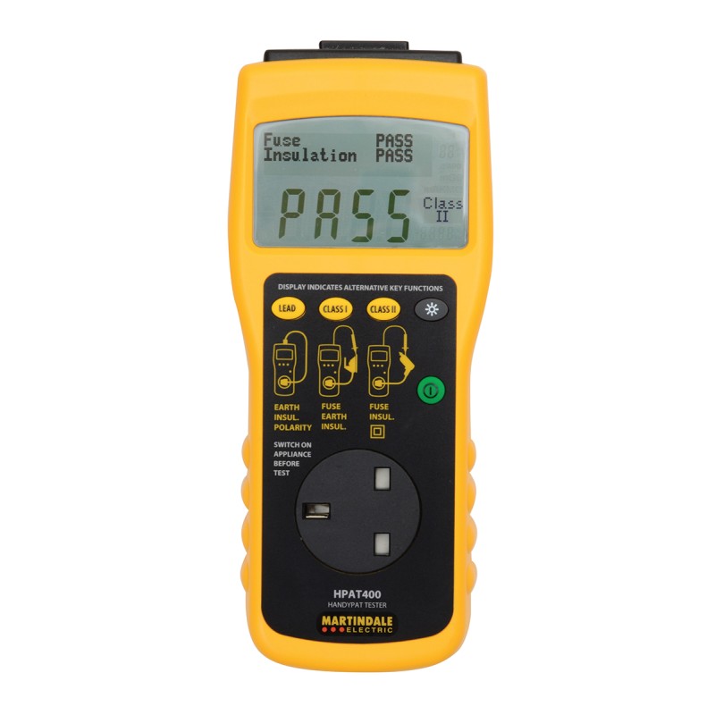 1 pcs - Martindale HPAT400/2 PAT Tester, Class I, Class II Test Type