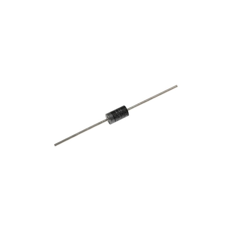 100 pcs - onsemi 400V 3A, Rectifier Diode, 2-Pin DO-41 1N5404RLG