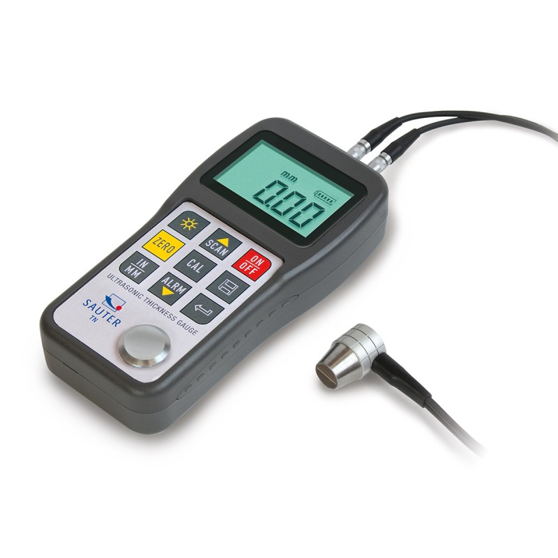 1 pcs - Sauter TN 80-0.1 US Thickness Meter, 0.75mm - 80mm, 0.01 Accuracy, 0.1 mm Resolution, LCD Display