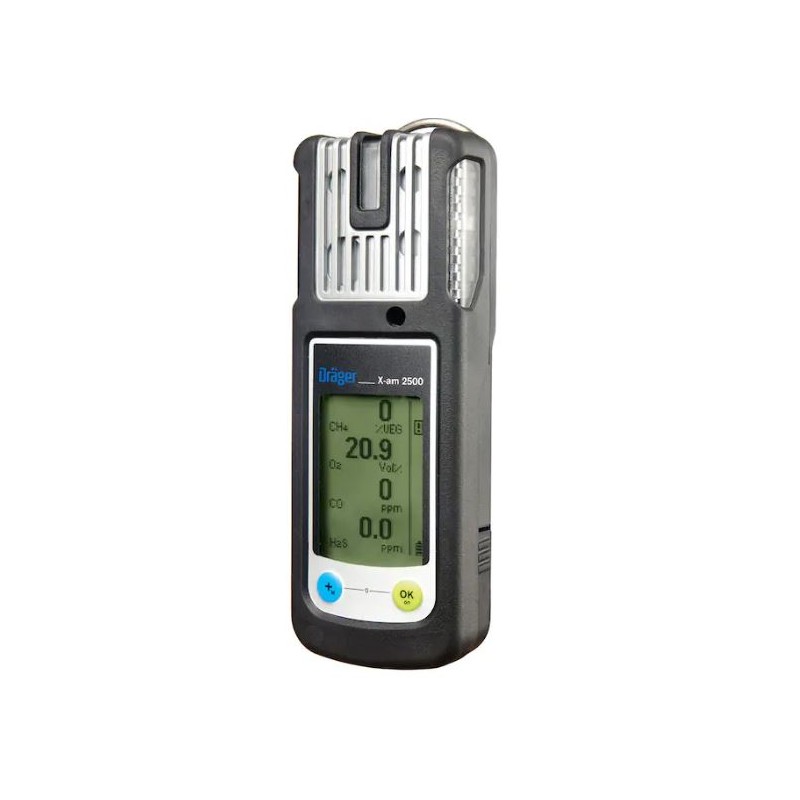 1 pcs - DRAEGER Portable Gas Detector for Carbon Monoxide, Hydrogen Sulphide, Methane, Oxygen Detection, ATEX Approved