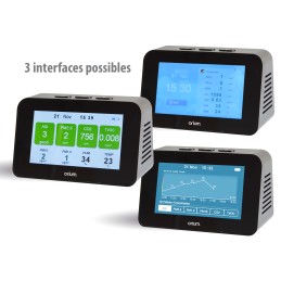 1 pcs - Orium Quaelis 34 Air Quality Meter for CO2, Humidity, Particulate Matter, Temperature, TVOC, +50°C Max, 90%RH Max