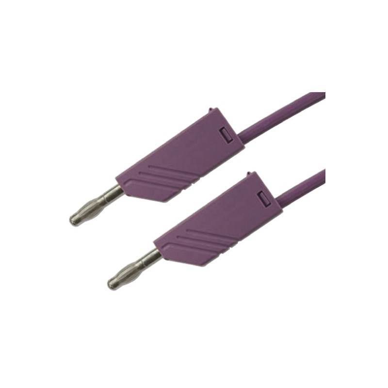 1 pcs - Hirschmann Test & Measurement, 32A, 30 V ac, 60V dc, Violet, 2m Lead Length