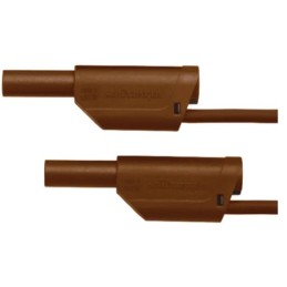1 pcs - Schutzinger Test lead, 32A, 1kV, Brown, 1.5m Lead Length