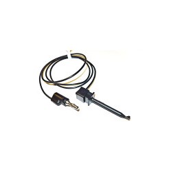 1 pcs - Mueller Electric Test lead, 5A, 300V, Black, 1.2m Lead Length