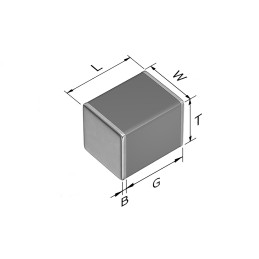 5 pcs - TDK 33nF Multilayer Ceramic Capacitor MLCC, 630V dc V, ±5% , SMD