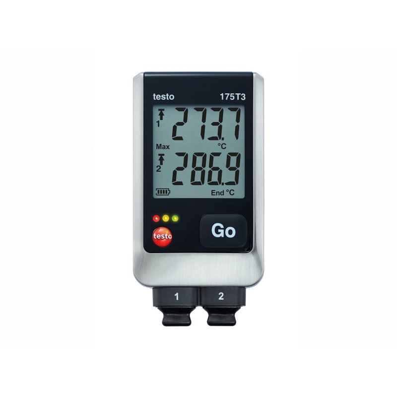 1 pcs - Testo 175-T3 Temperature Data Logger, USB - UKAS Calibration