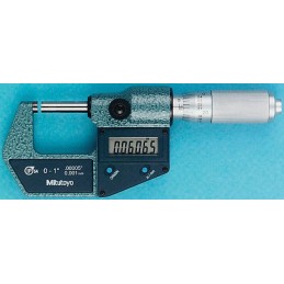 1 pcs - Mitutoyo 293-344 External Micrometer, Range 0 mm -25 mm, With UKAS Calibration
