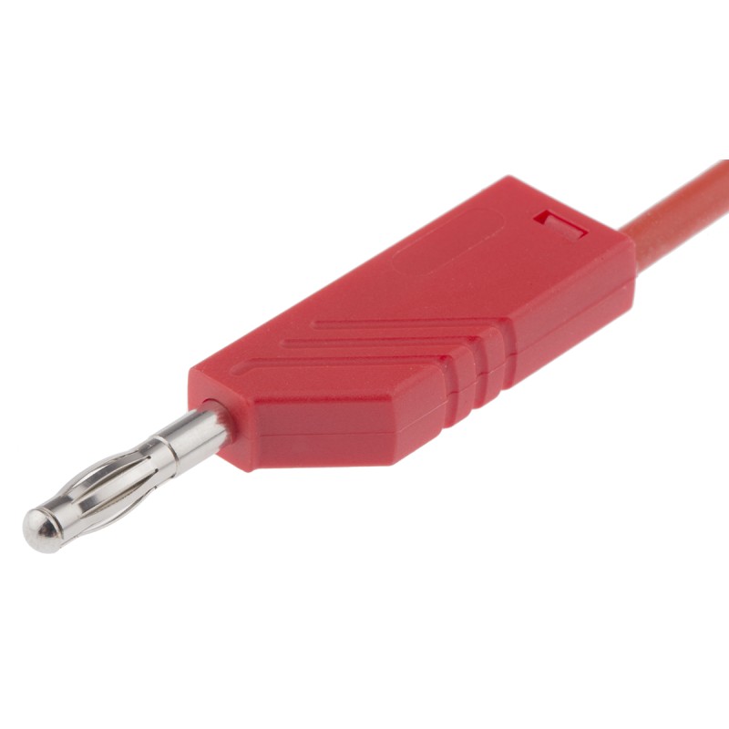 1 pcs - Hirschmann Test & Measurement, 16A, 60V dc, Red, 500mm Lead Length