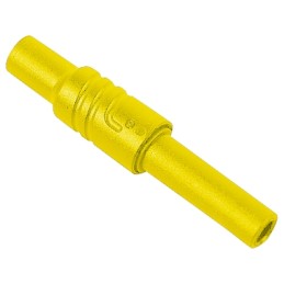 1 pcs - Hirschmann Test & Measurement Yellow Female Banana Socket, 4 mm Connector, Screw Termination, 24A, 1000V ac/dc, Nickel