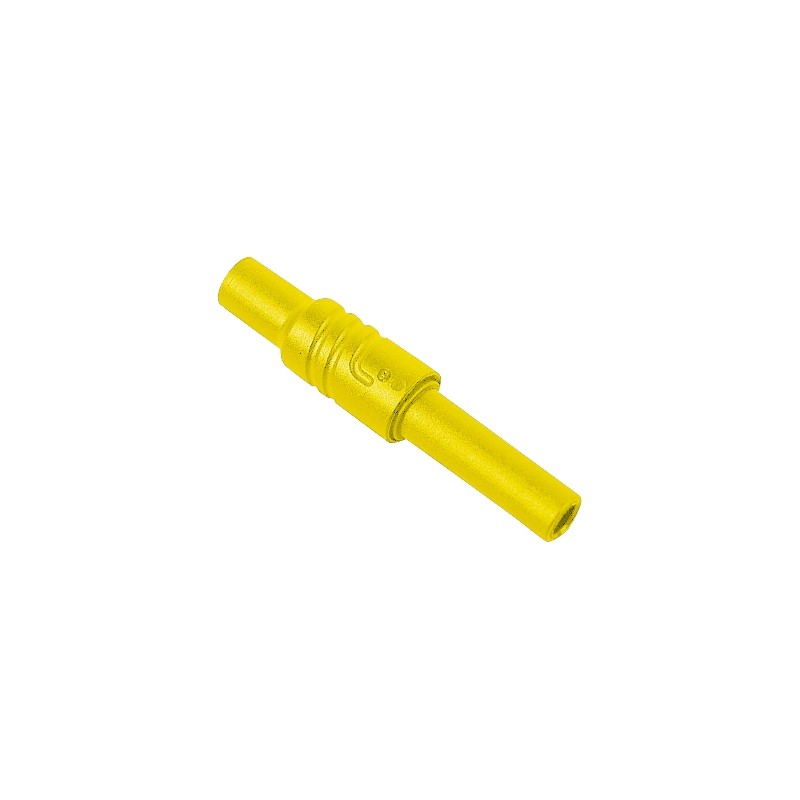 1 pcs - Hirschmann Test & Measurement Yellow Female Banana Socket, 4 mm Connector, Screw Termination, 24A, 1000V ac/dc, Nickel