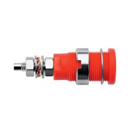 1 pcs - Schutzinger Red Male Banana Socket, M4 Thread Termination, 32A, 1kV