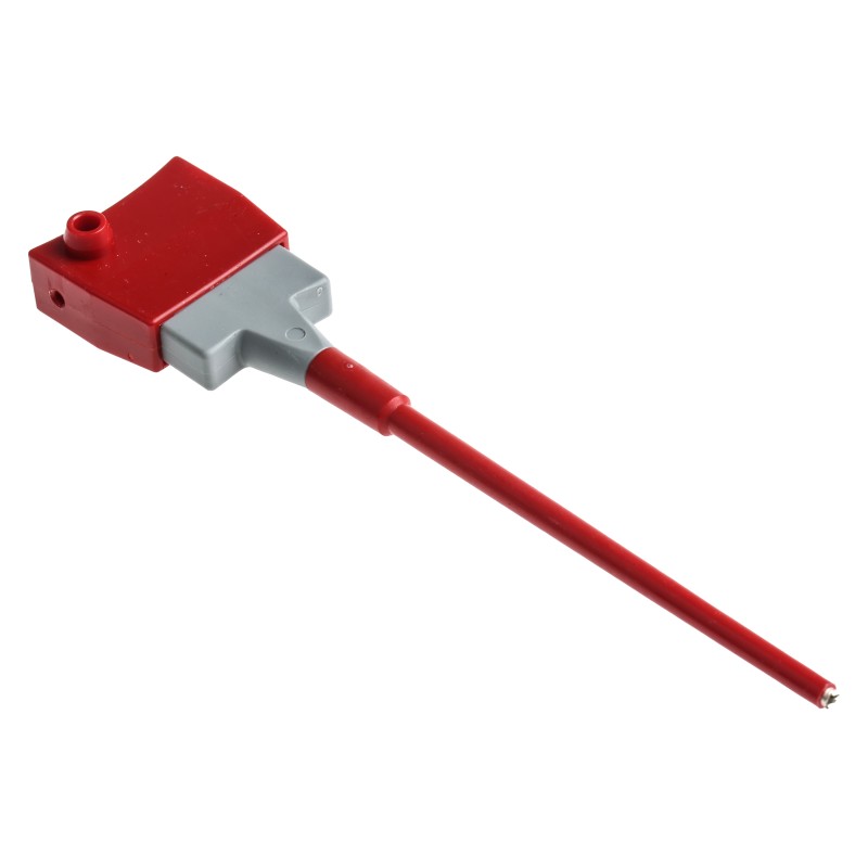 1 pcs - Hirschmann Test & Measurement Red Grabber Clip with Pincers, 4A, 60V dc, 4mm Socket