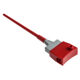 1 pcs - Hirschmann Test & Measurement Red Grabber Clip with Pincers, 4A, 60V dc, 4mm Socket