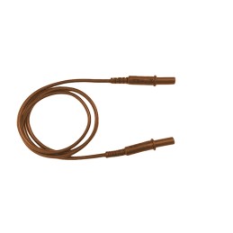 1 pcs - RS PRO Test Leads, 10A, 1000V, Brown, 2m Lead Length