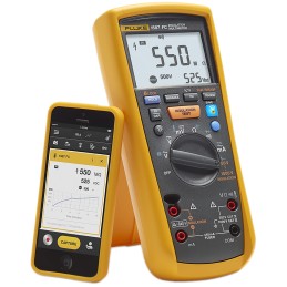 1 pcs - Fluke 1587 FC Insulation Tester, 50V Min, 1000V Max, 2GΩ Max, CAT III 1000V