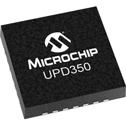 7 pcs - Microchip UPD350B-I/Q8X, USB Controller, USB 3.0, 4.75 to 5.25 V, 28-Pin QFN