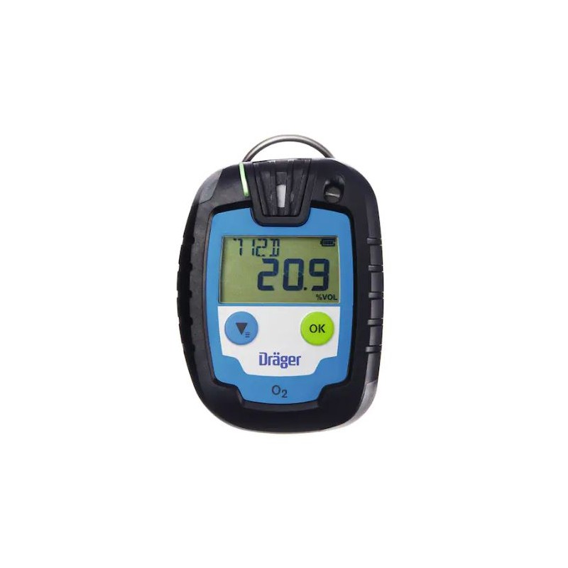 1 pcs - DRAEGER Portable Gas Detector for Oxygen Detection, Audible Alarm, ATEX Approved