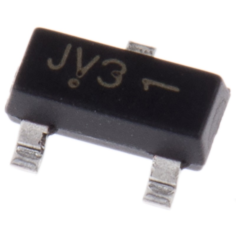 100 pcs - onsemi 30V 200mA, Schottky Diode, 3-Pin SOT-23 BAT54LT1G
