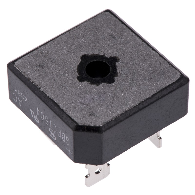 100 pcs - Taiwan Semiconductor Bridge Rectifier, 15A, 400V, 4-Pin