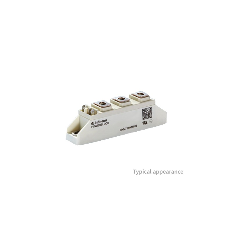 12 pcs - Infineon TD120N16SOFHPSA1, Thyristor Module 1600V, 120A 100mA