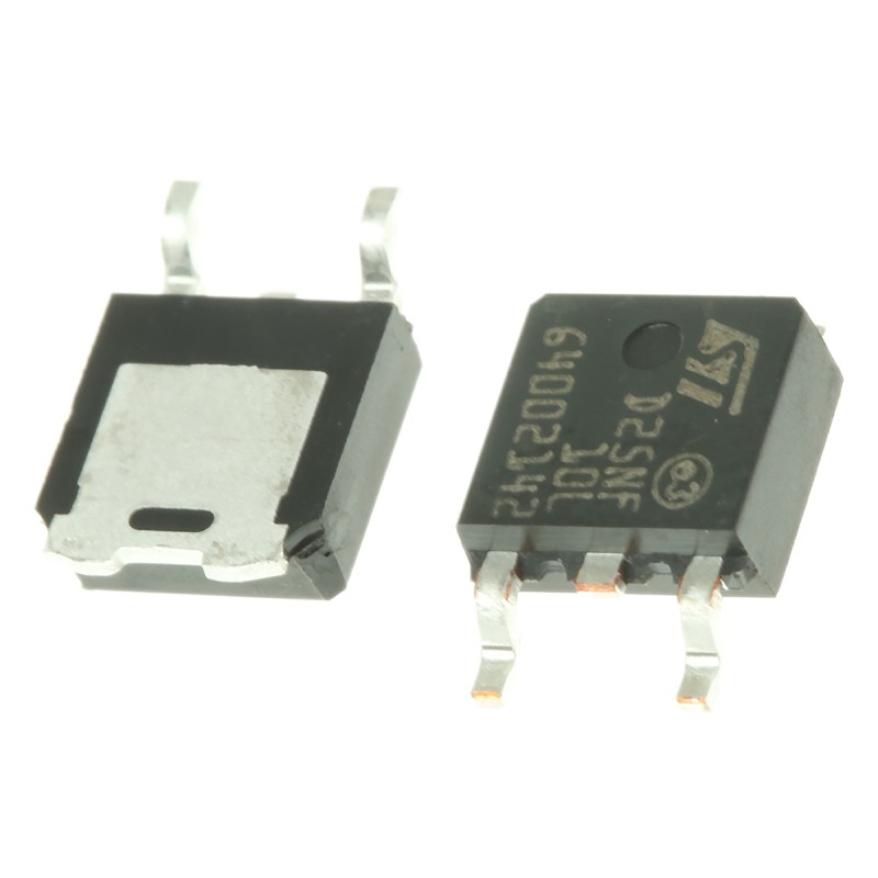 10 pcs - N-Channel MOSFET, 25 A, 100 V, 3-Pin DPAK STMicroelectronics STD25NF10LT4