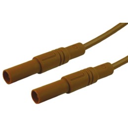 1 pcs - Hirschmann Test & Measurement, 32A, 1000V ac/dc, Brown, 2m Lead Length