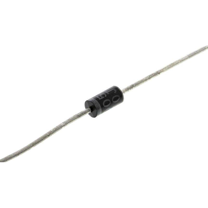 100 pcs - Vishay 600V 1A, Rectifier Diode, 2-Pin DO-204AL 1N4005-E3/54