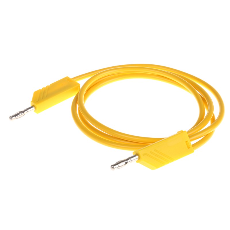 1 pcs - Hirschmann Test & Measurement, 32A, 60V dc, Yellow, 1m Lead Length