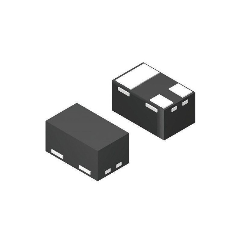 50 pcs - N-Channel MOSFET, 1.3 A, 20 V, 3-Pin X2-DFN1006 Diodes Inc DMN2300UFB4-7B
