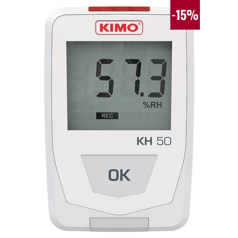 1 pcs - KIMO KH-50 Temperature & Humidity Data Logger, USB