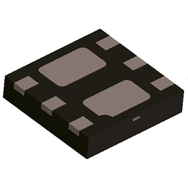 20 pcs - Dual P-Channel MOSFET, 20 V, 6-Pin DFN2020 Diodes Inc DMP2065UFDB-7