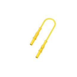 1 pcs - Electro PJP Yellow Male Banana Plug, 36A, 1000 - 1500V