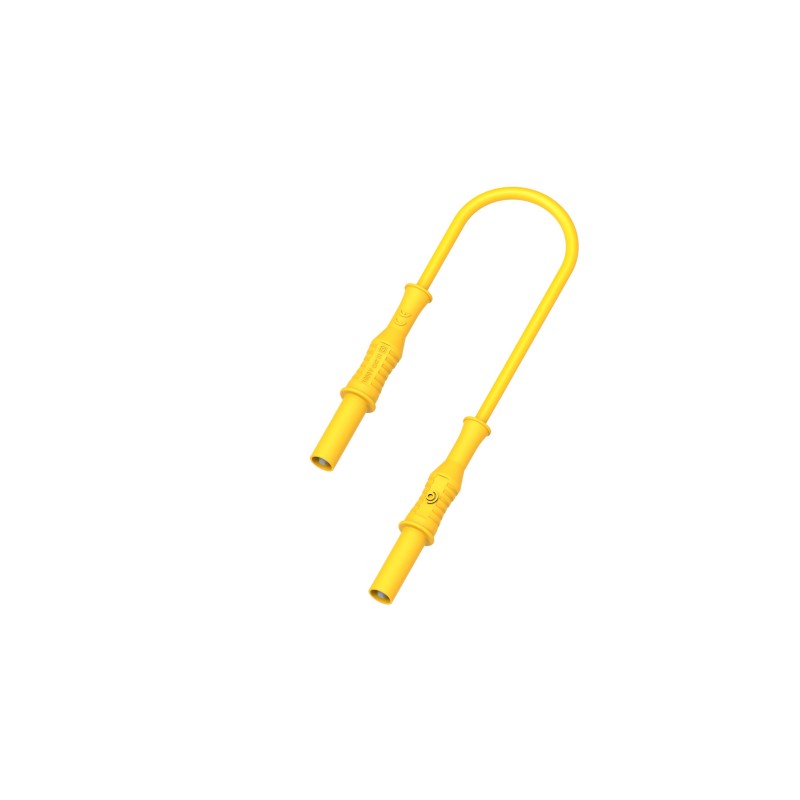 1 pcs - Electro PJP Yellow Male Banana Plug, 36A, 1000 - 1500V