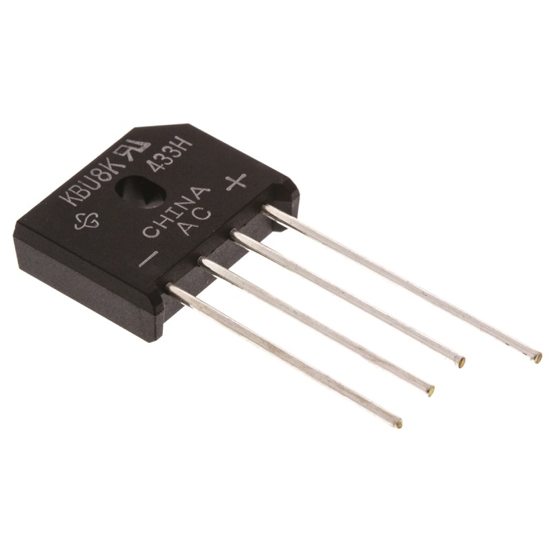 250 pcs - Vishay Bridge Rectifier, 8A, 800V, 4-Pin