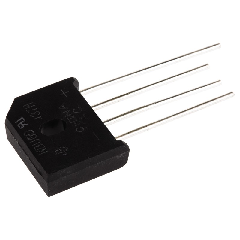 250 pcs - Vishay Bridge Rectifier, 6A, 200V, 4-Pin