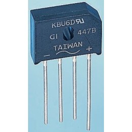 250 pcs - Vishay Bridge Rectifier, 6A, 800V, 4-Pin